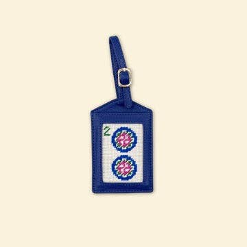 "Two Dot" All-In-One Needlepoint Bag Tag Kit