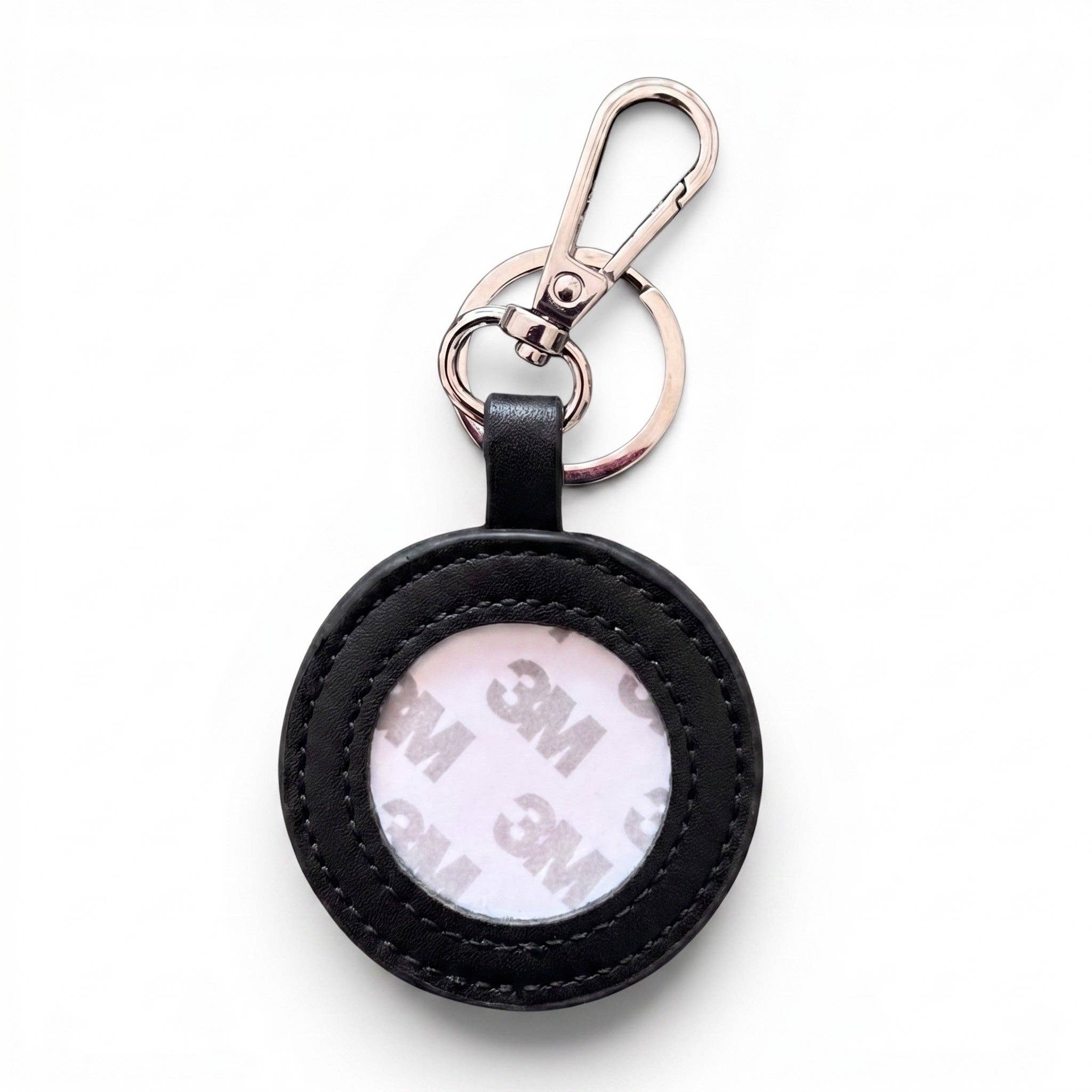 Round Keychain  – 3M Self-Finishing Needlepoint: Onyx