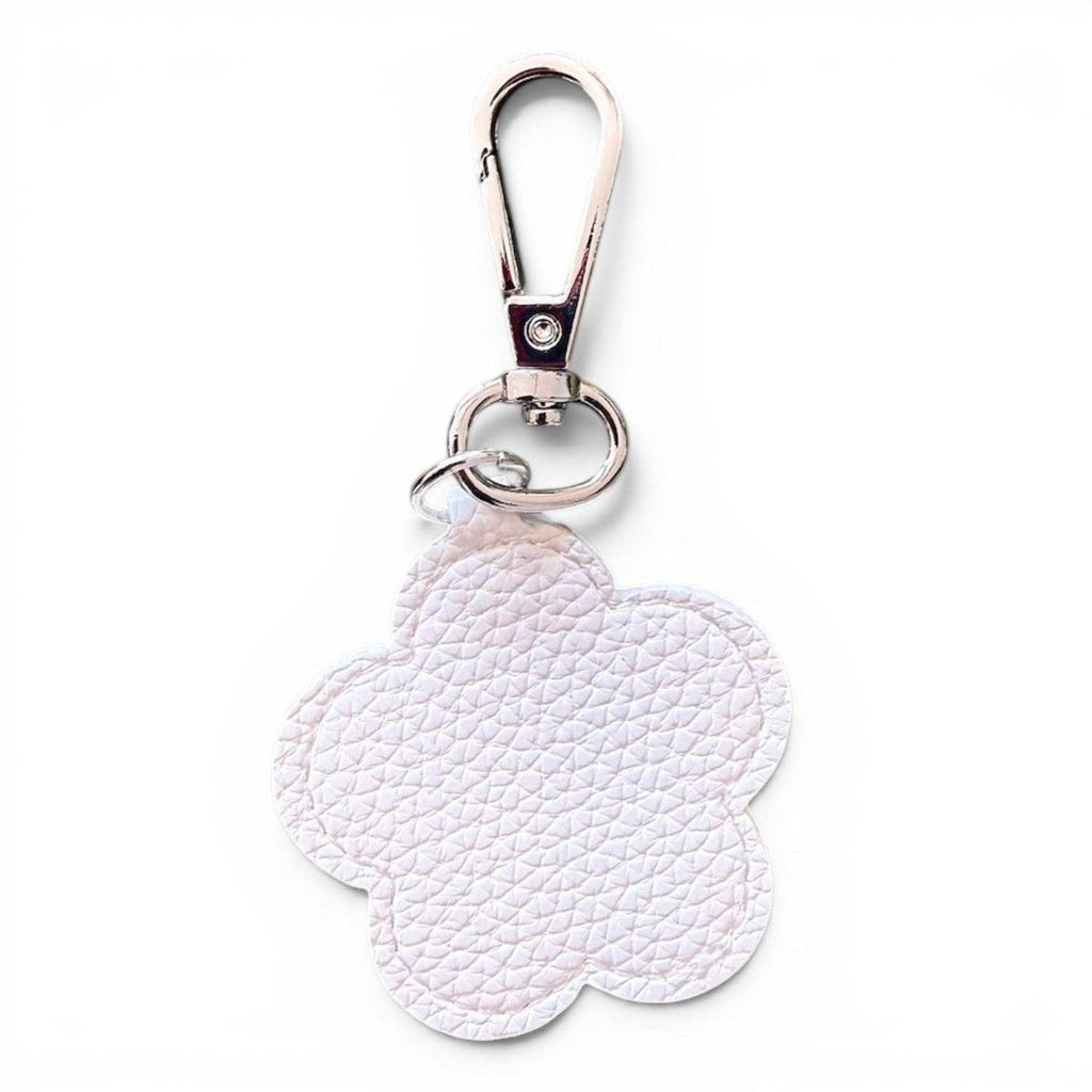 Flower Keychain  – 3M Self-Finishing Needlepoint: White