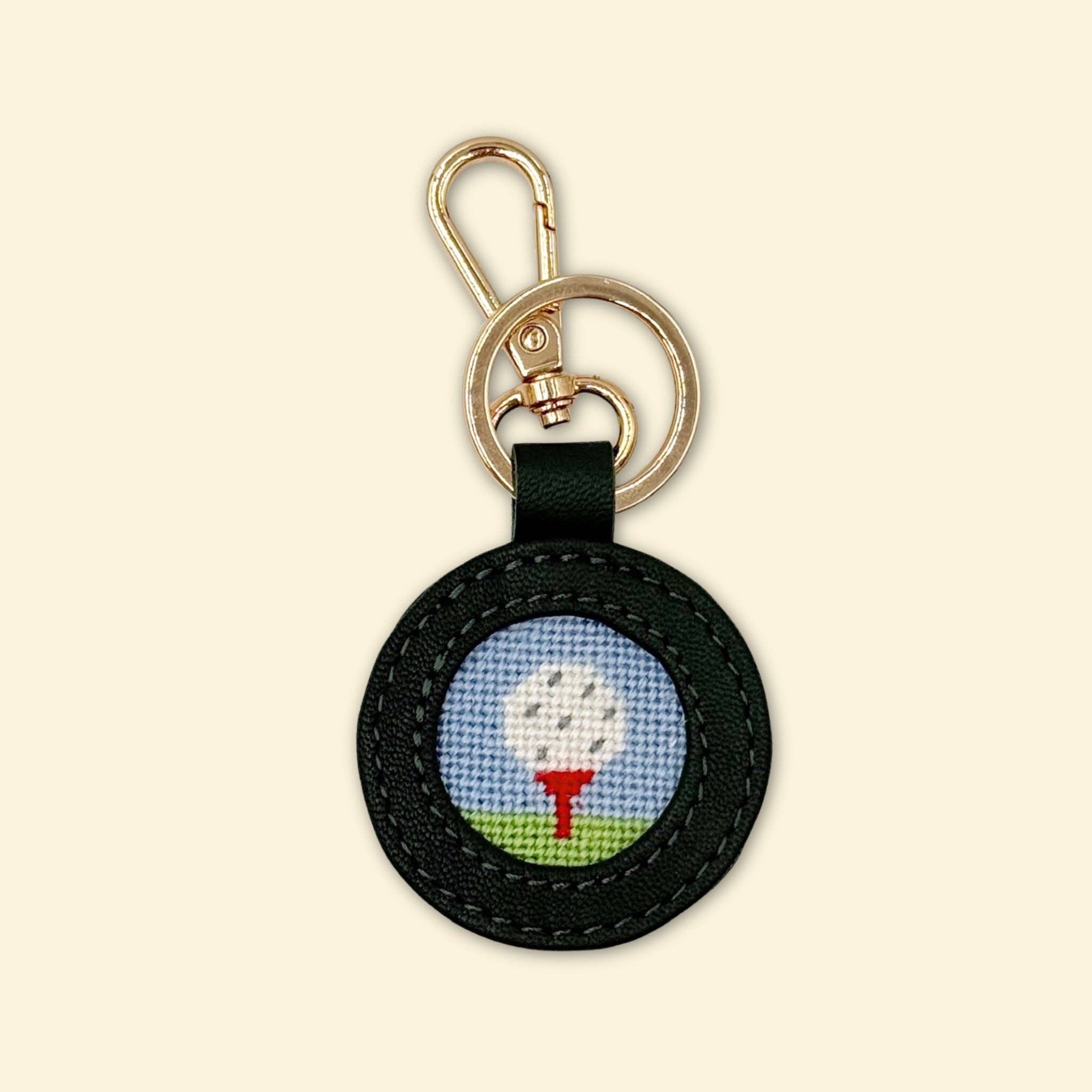 "Tee Time" All-In-One Needlepoint Keychain Kit
