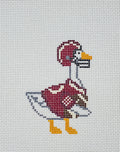 Football Goose – Maroon & Cream