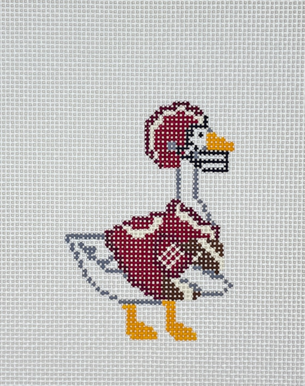 Football Goose – Maroon & Cream