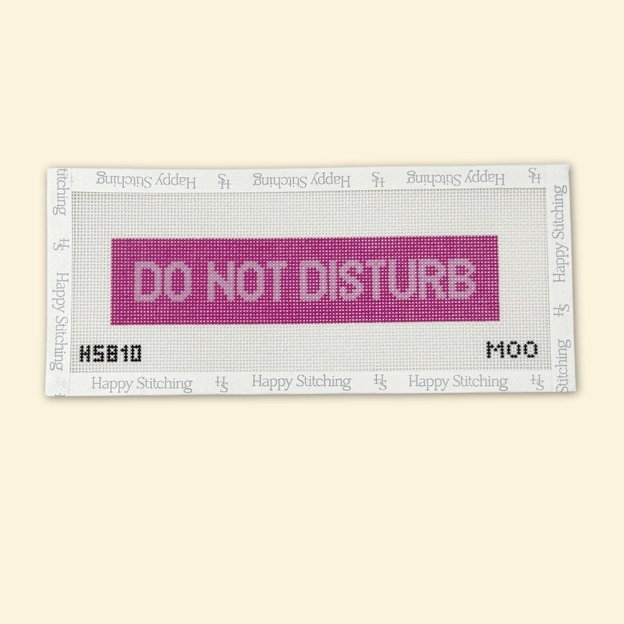 "Do Not Disturb" All-In-One Needlepoint Bookmark Kit