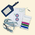 "Two Dot" All-In-One Needlepoint Bag Tag Kit