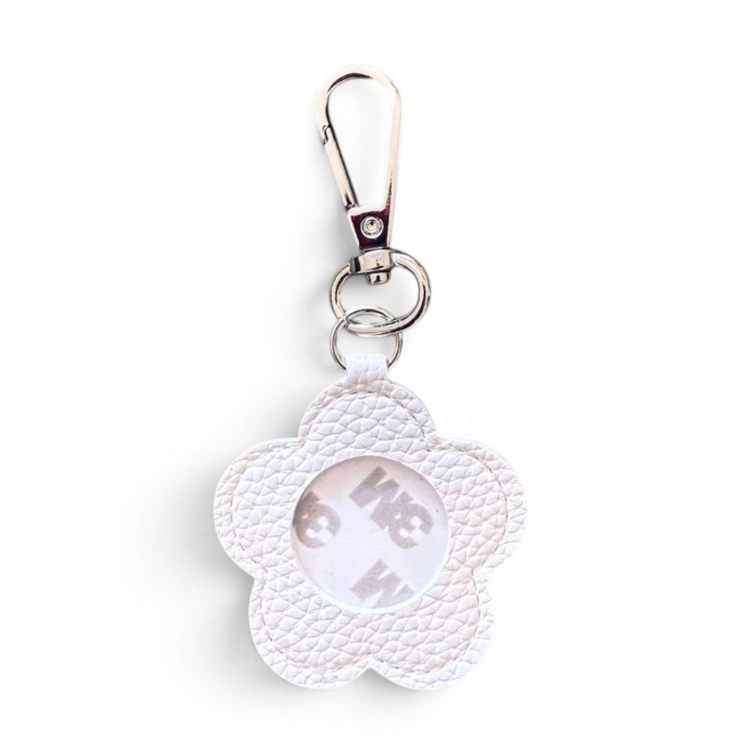 Flower Keychain  – 3M Self-Finishing Needlepoint: White